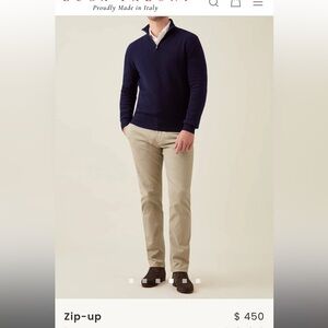 Luca Faloni Navy Sweater